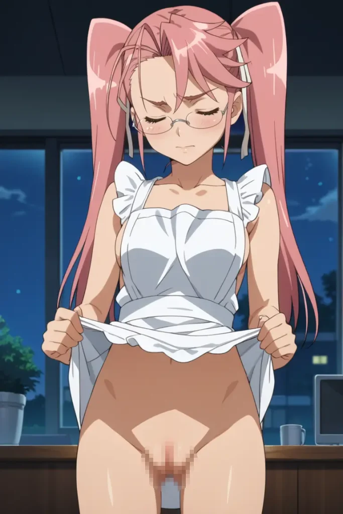学園黙示録 HIGHSCHOOL OF THE DEADの高城沙耶がエッチなコスを着るエロ画像50枚目