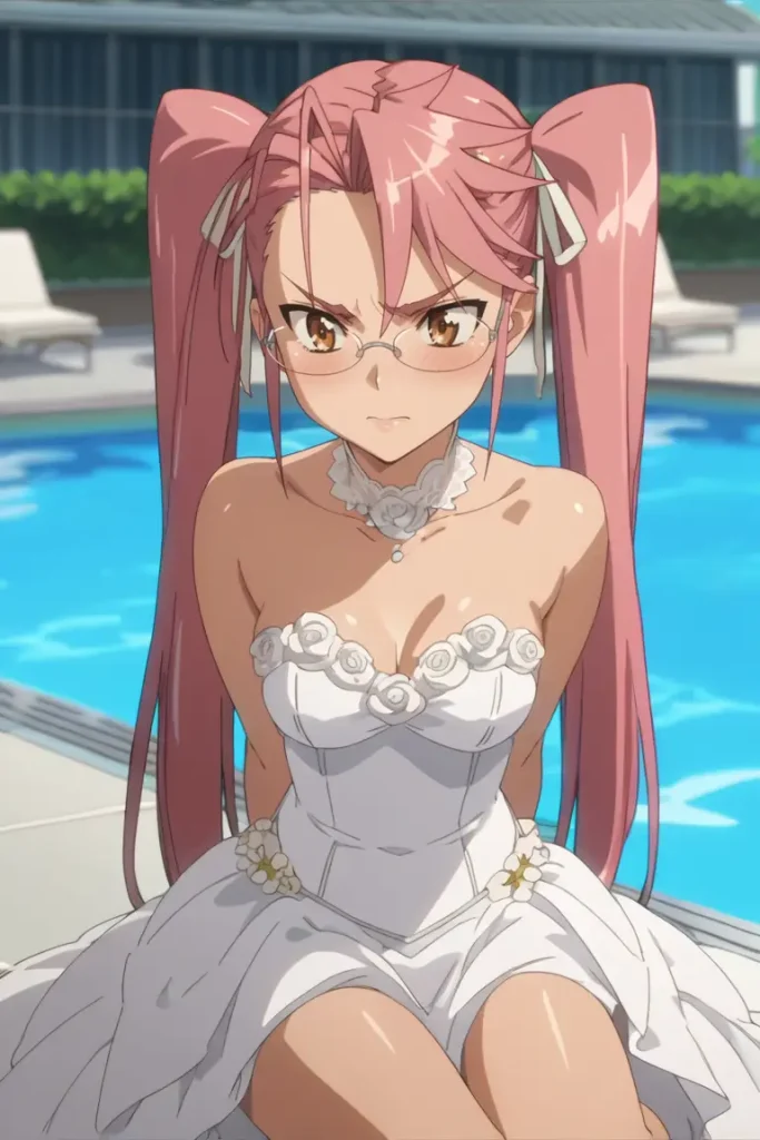 学園黙示録 HIGHSCHOOL OF THE DEADの高城沙耶がエッチなコスを着るエロ画像52枚目