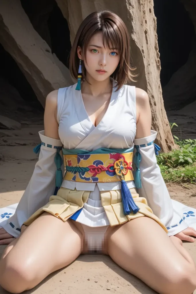 ファイナルファンタジーのユーナのエッチなグラビアエロ画像52枚目