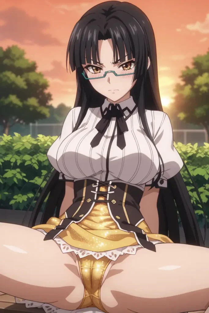 ハイスクールD×Dの真羅椿姫がエッチなコスチュームを着るエロ画像55枚目