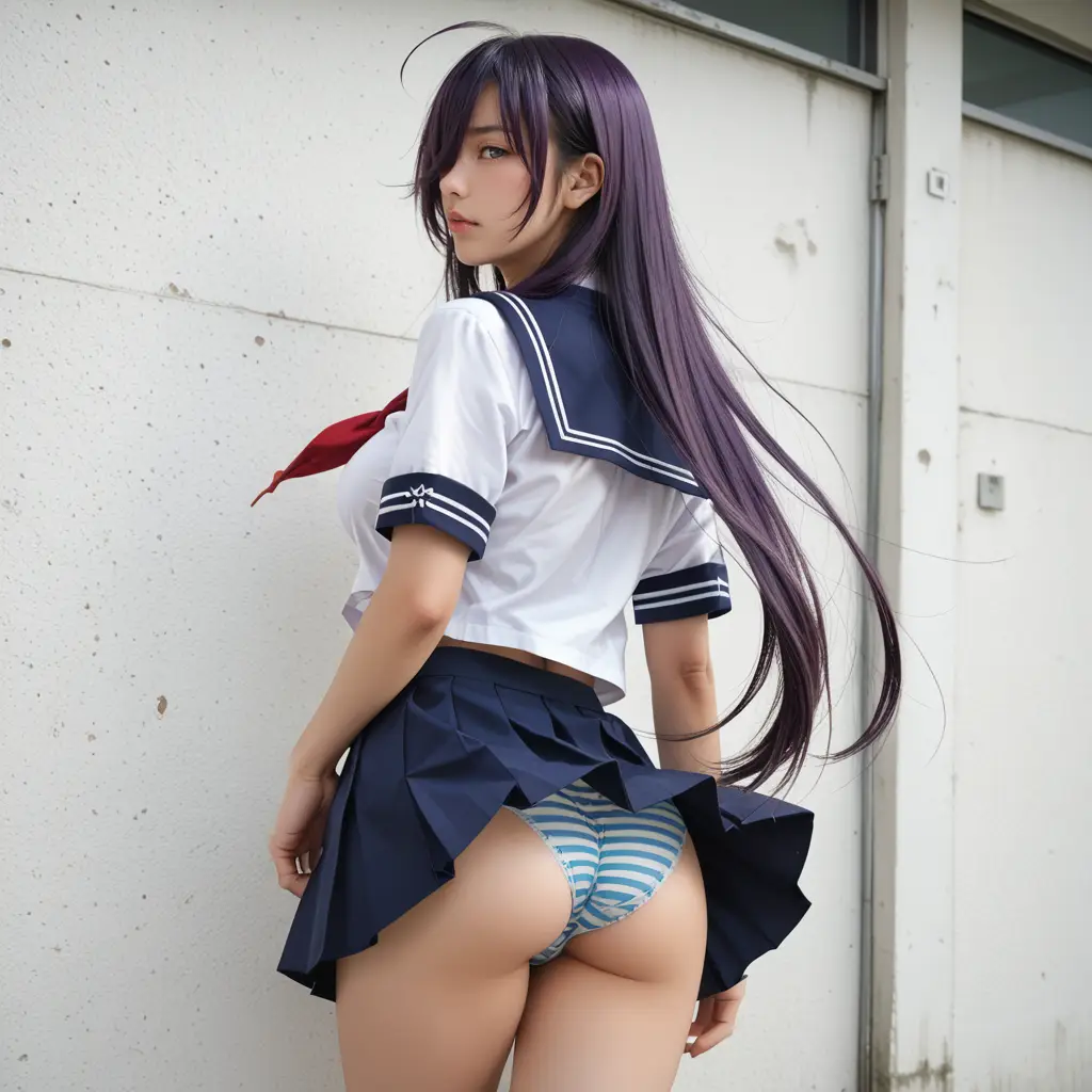 一騎当千の関羽雲長のパンティーと尻を堪能するエロ画像56枚目