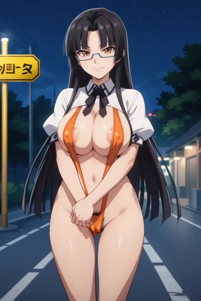 ハイスクールD×Dの真羅椿姫がエッチなコスチュームを着るエロ画像58枚目