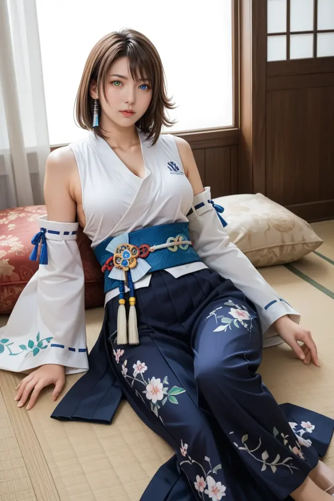 ファイナルファンタジーのユーナのエッチなグラビアエロ画像60枚目