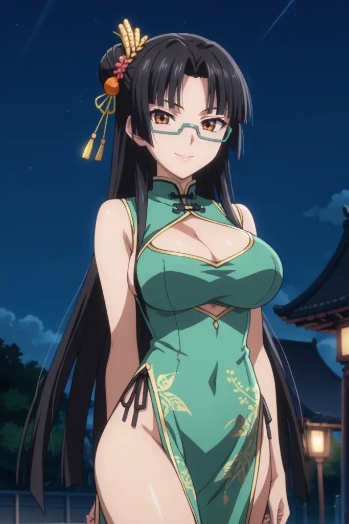 ハイスクールD×Dの真羅椿姫がエッチなコスチュームを着るエロ画像61枚目