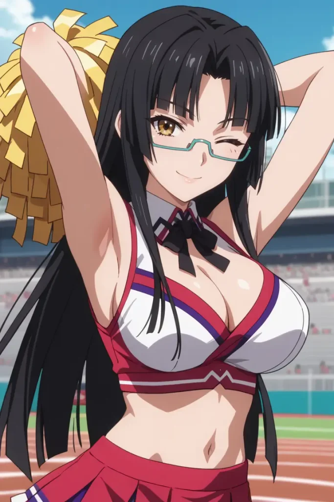 ハイスクールD×Dの真羅椿姫がエッチなコスチュームを着るエロ画像63枚目