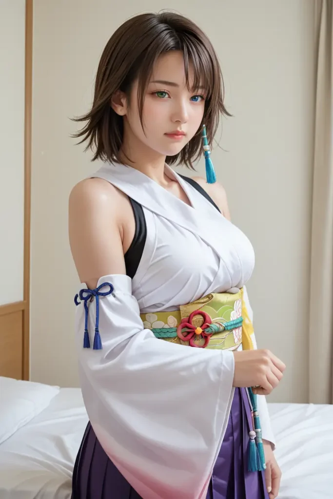 ファイナルファンタジーのユーナのエッチなグラビアエロ画像63枚目