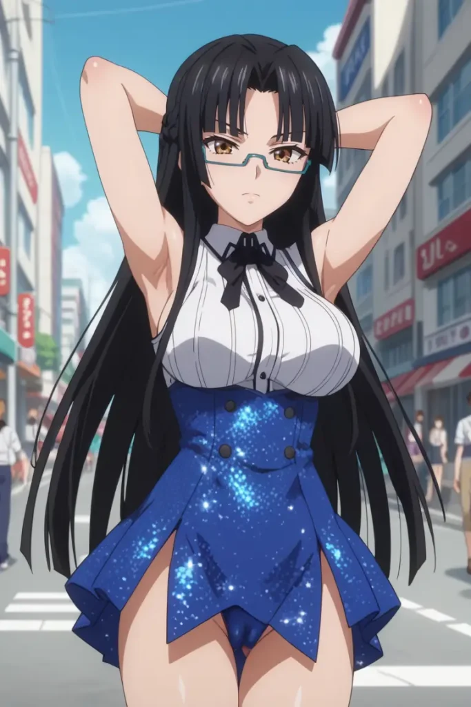 ハイスクールD×Dの真羅椿姫がエッチなコスチュームを着るエロ画像64枚目
