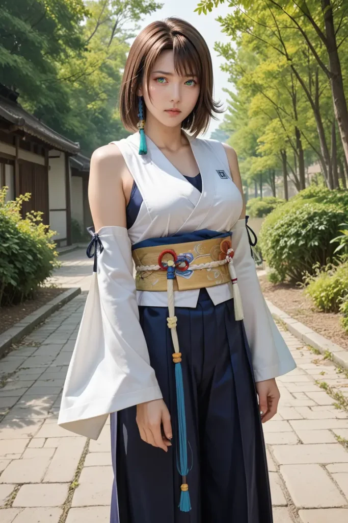 ファイナルファンタジーのユーナのエッチなグラビアエロ画像64枚目