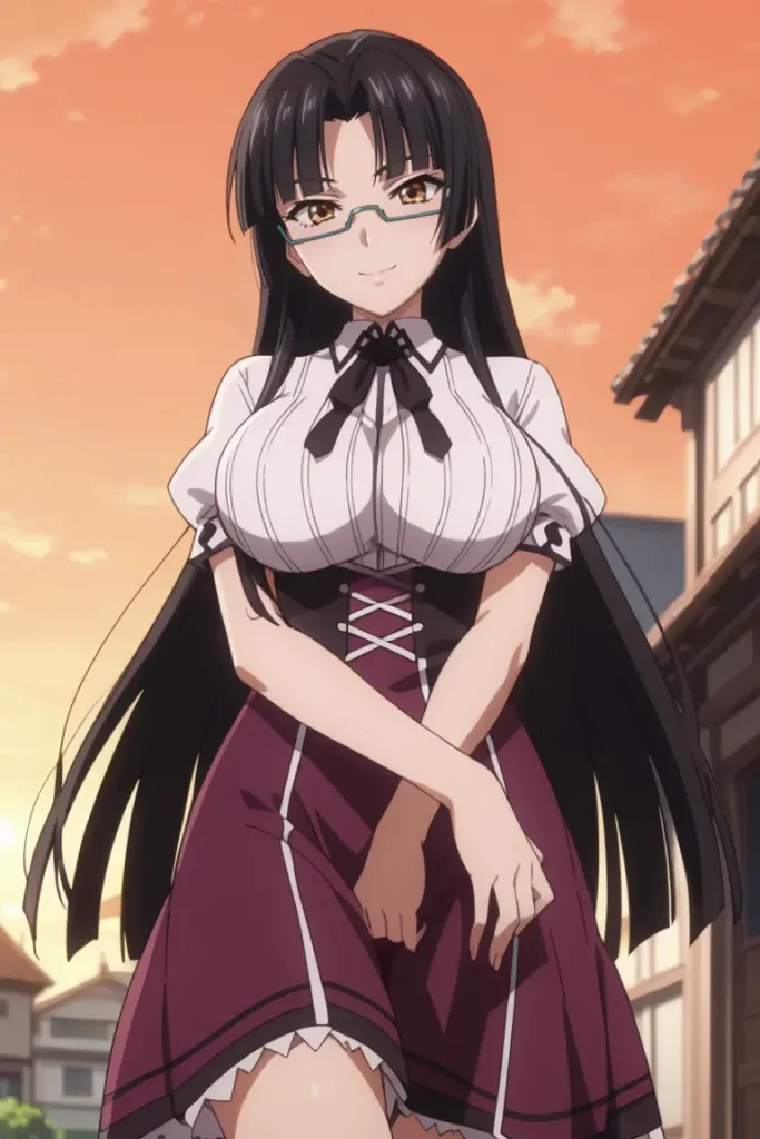 ハイスクールD×Dの真羅椿姫がエッチなコスチュームを着るエロ画像67枚目