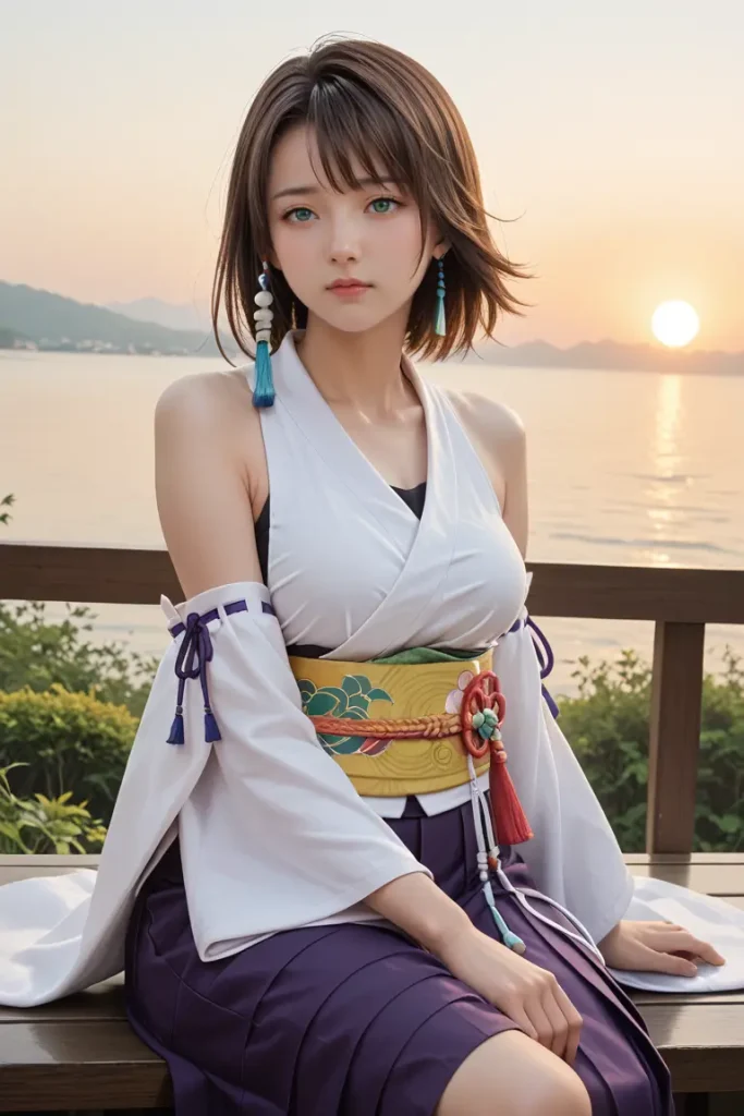 ファイナルファンタジーのユーナのエッチなグラビアエロ画像67枚目