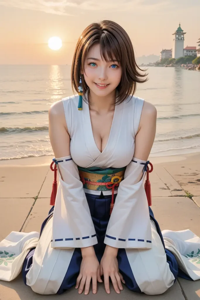 ファイナルファンタジーのユーナのエッチなグラビアエロ画像69枚目