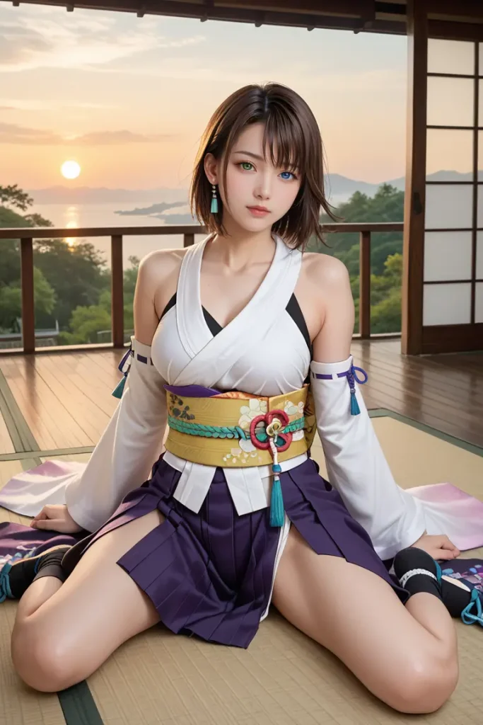 ファイナルファンタジーのユーナのエッチなグラビアエロ画像70枚目