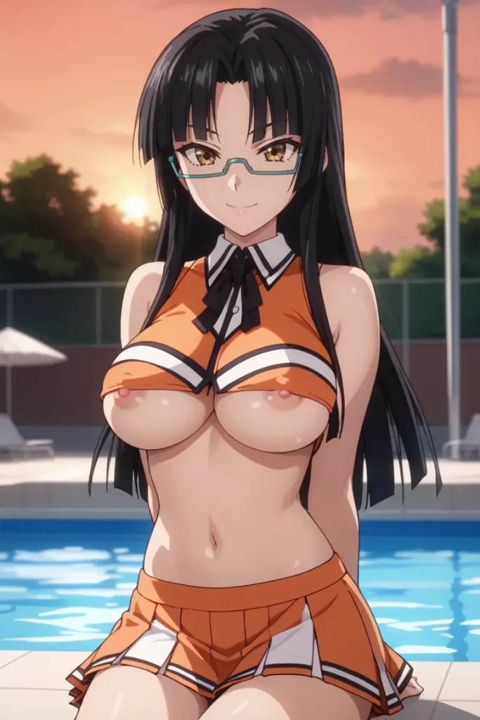 ハイスクールD×Dの真羅椿姫がエッチなコスチュームを着るエロ画像71枚目