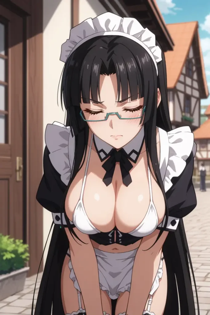 ハイスクールD×Dの真羅椿姫がエッチなコスチュームを着るエロ画像73枚目