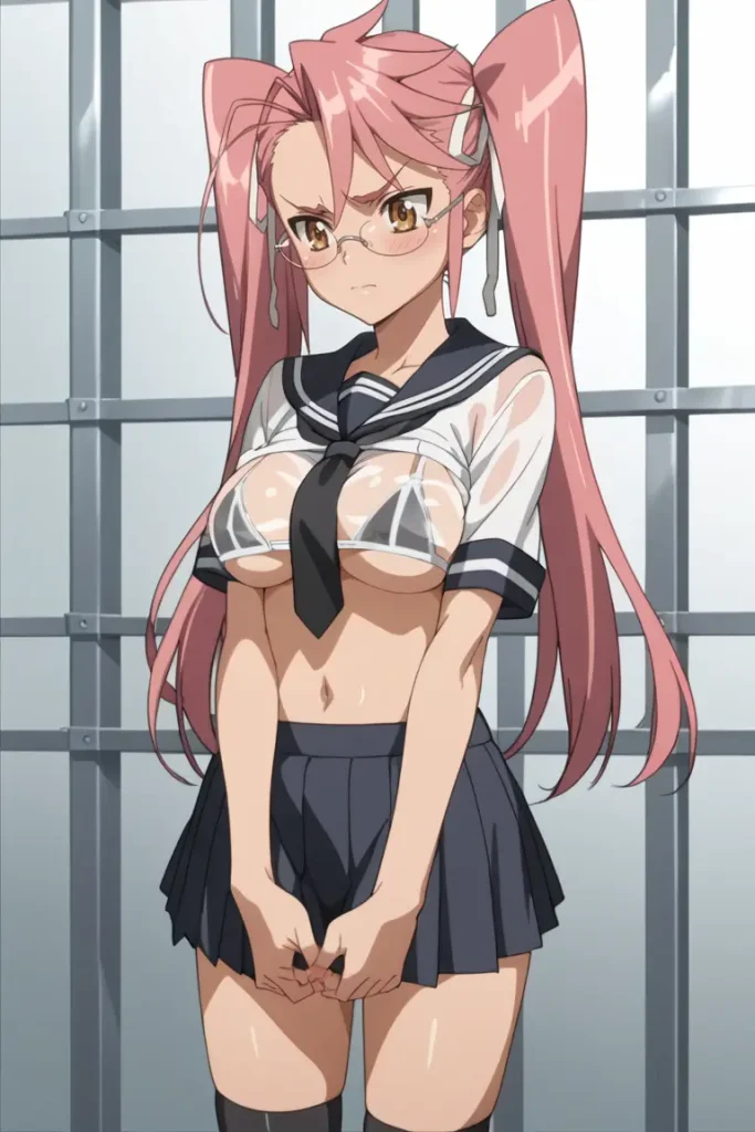 学園黙示録 HIGHSCHOOL OF THE DEADの高城沙耶がエッチなコスを着るエロ画像77枚目