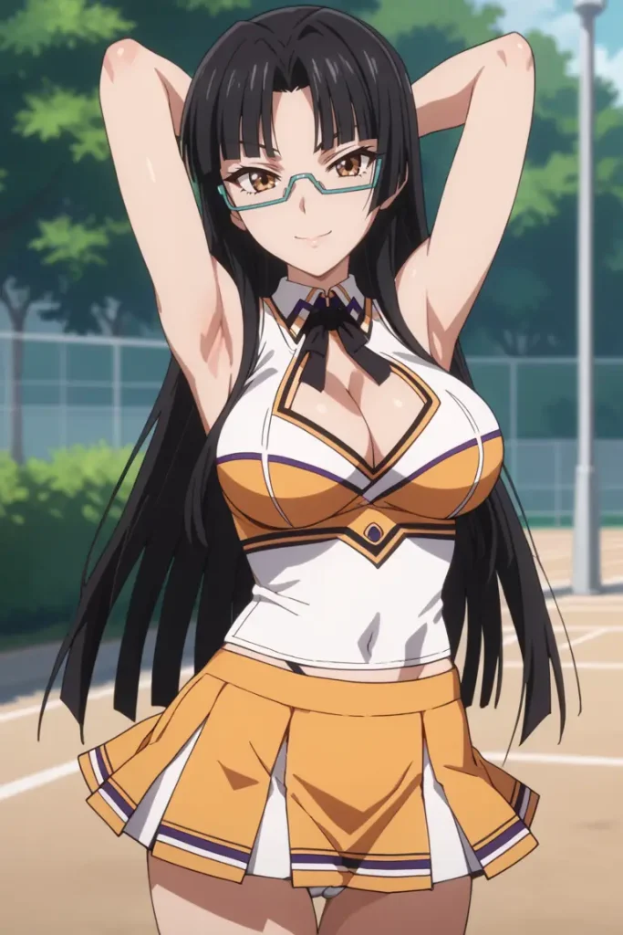 ハイスクールD×Dの真羅椿姫がエッチなコスチュームを着るエロ画像80枚目