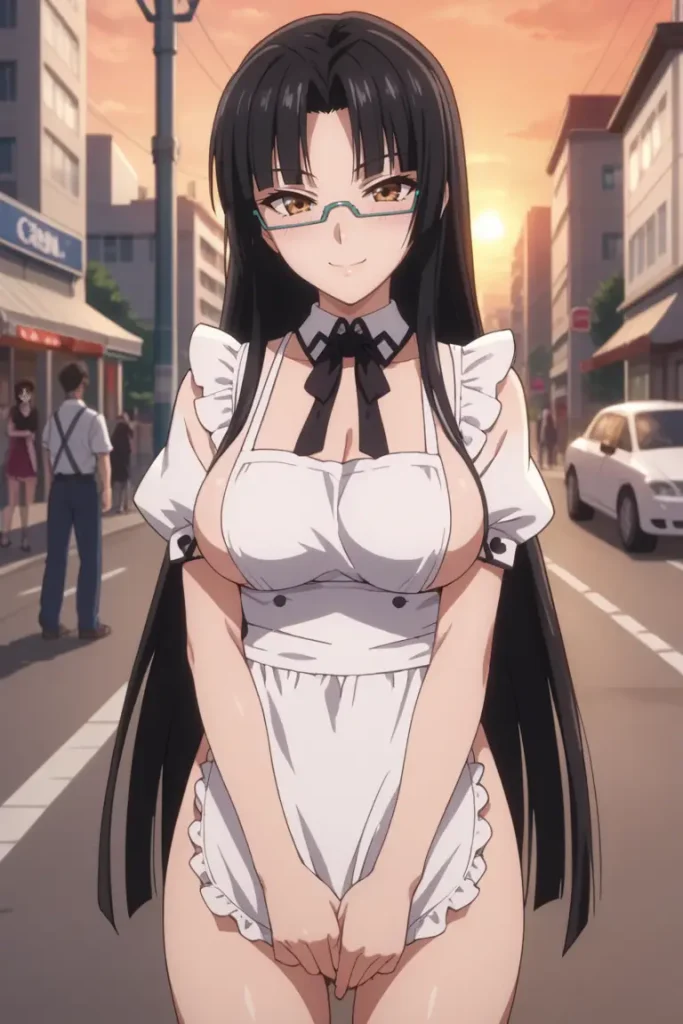 ハイスクールD×Dの真羅椿姫がエッチなコスチュームを着るエロ画像85枚目