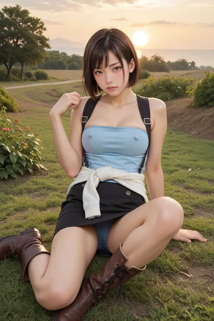 バイオハザードのジルがヌードグラビアにチャレンジするエロ画像13枚目