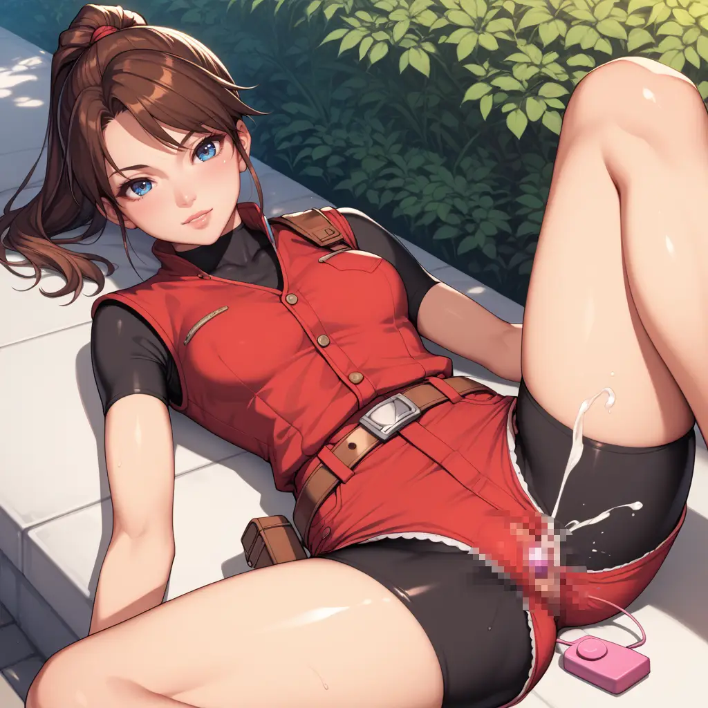 バイオハザードのクレアが潮吹きオナニーするエロ画像22枚目