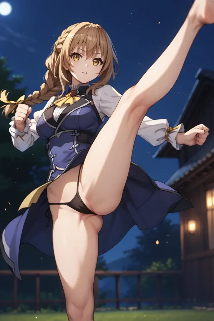ゴブリンスレイヤーの受付嬢のパンチラエロ画像4枚目