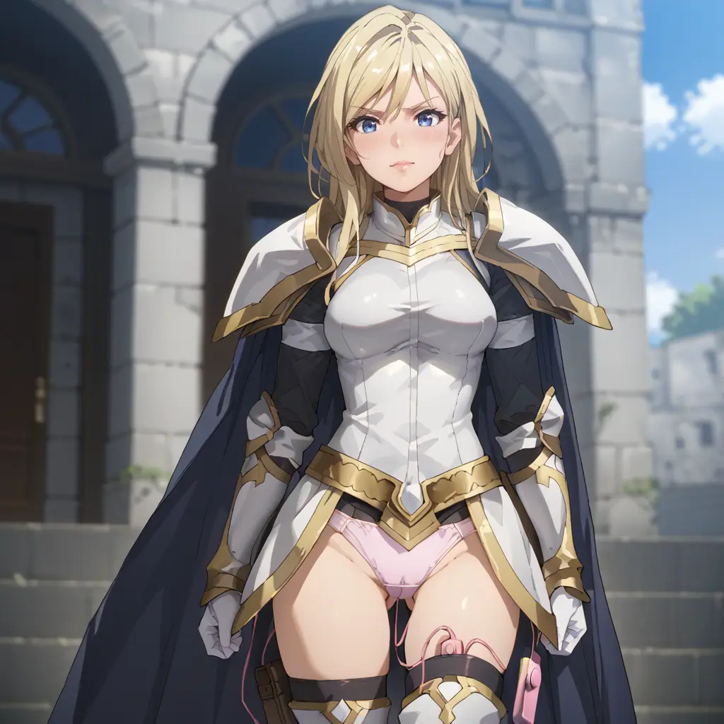 ゴブリンスレイヤーの女騎士が潮吹きオナニーするエロ画像6枚目