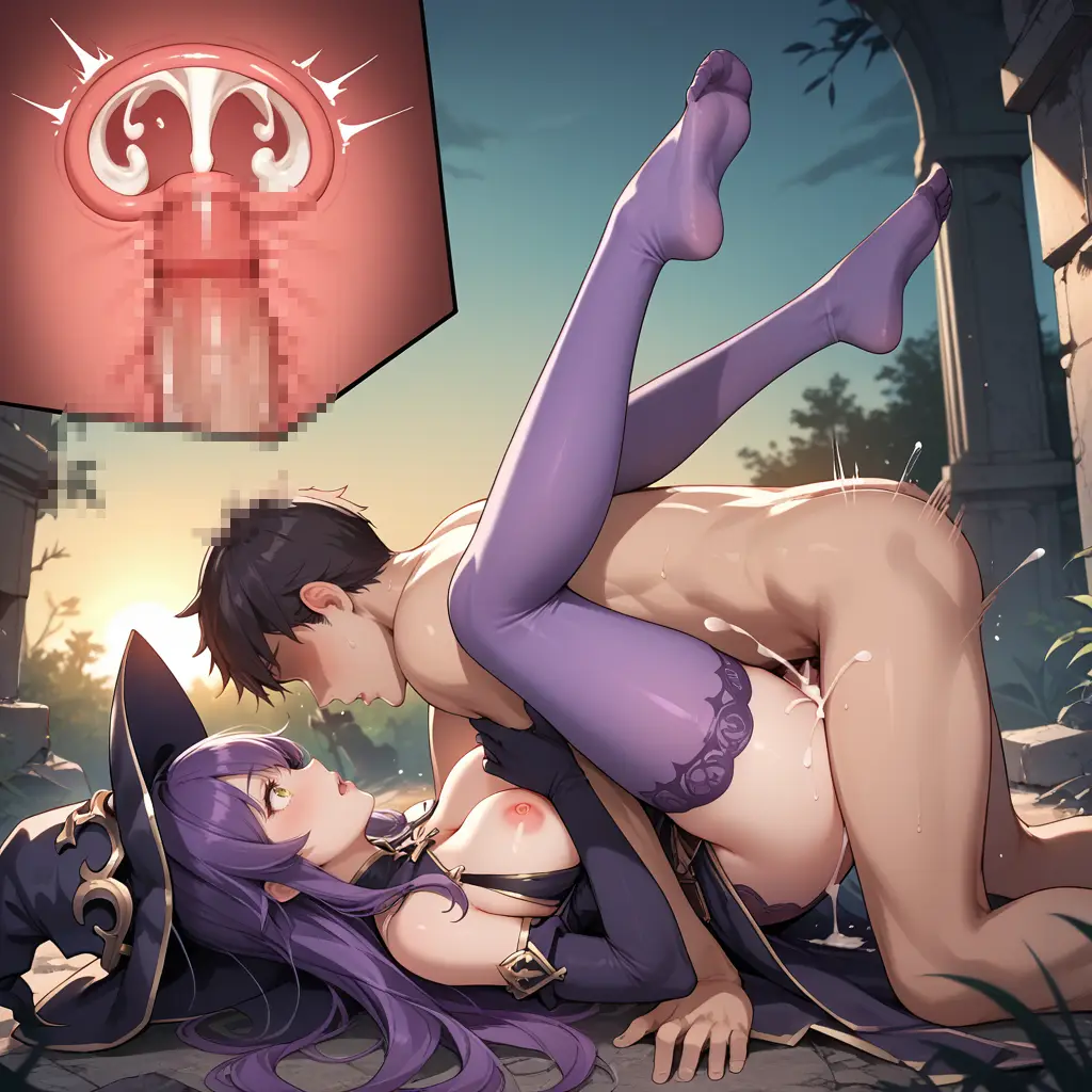 ゴブリンスレイヤーの魔女が中出しセックスするエロ画像10枚目