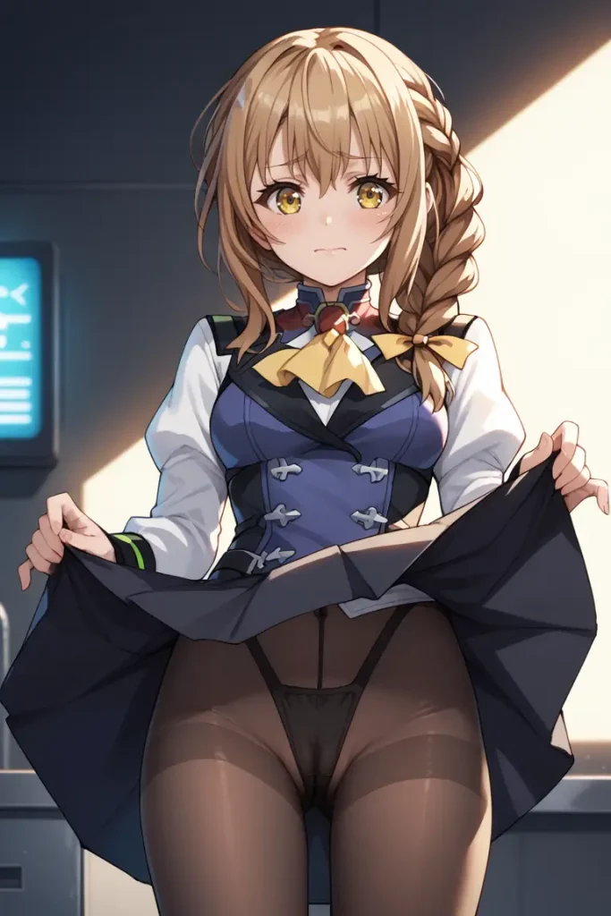 ゴブリンスレイヤーの受付嬢のパンチラエロ画像13枚目