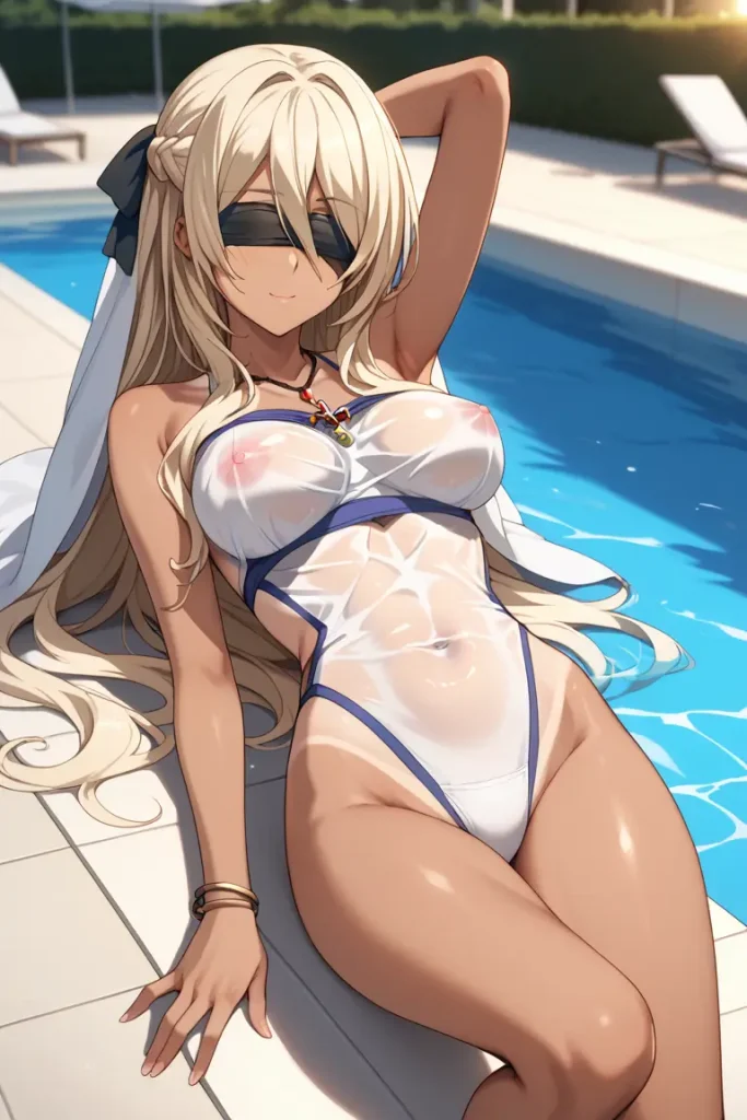 ゴブリンスレイヤーの剣の乙女の水着グラビアエロ画像16枚目