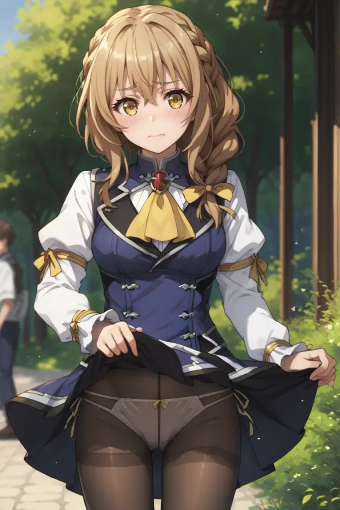 ゴブリンスレイヤーの受付嬢のパンチラエロ画像20枚目