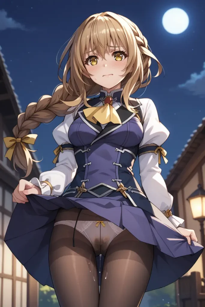 ゴブリンスレイヤーの受付嬢のパンチラエロ画像21枚目