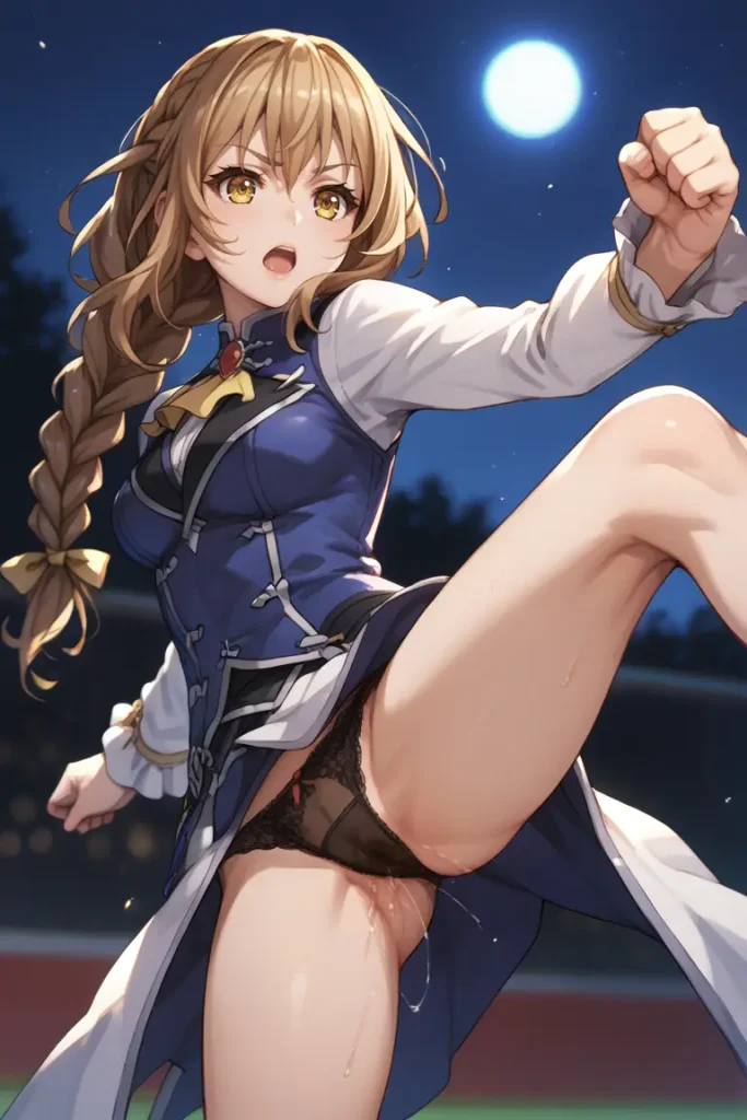 ゴブリンスレイヤーの受付嬢のパンチラエロ画像24枚目