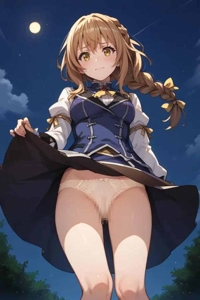 ゴブリンスレイヤーの受付嬢のパンチラエロ画像35枚目