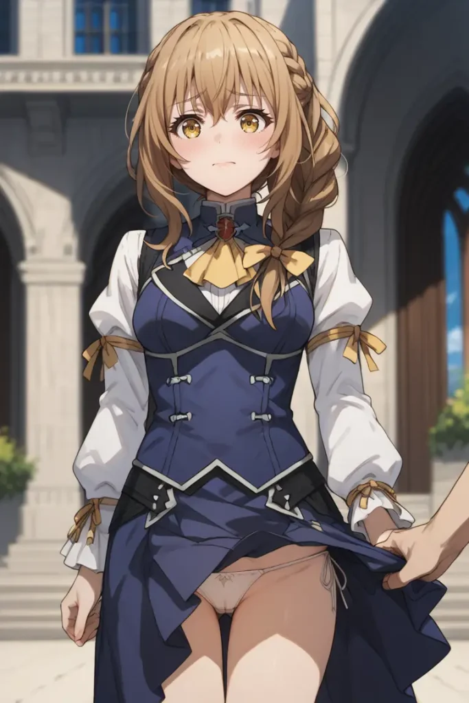 ゴブリンスレイヤーの受付嬢のパンチラエロ画像41枚目