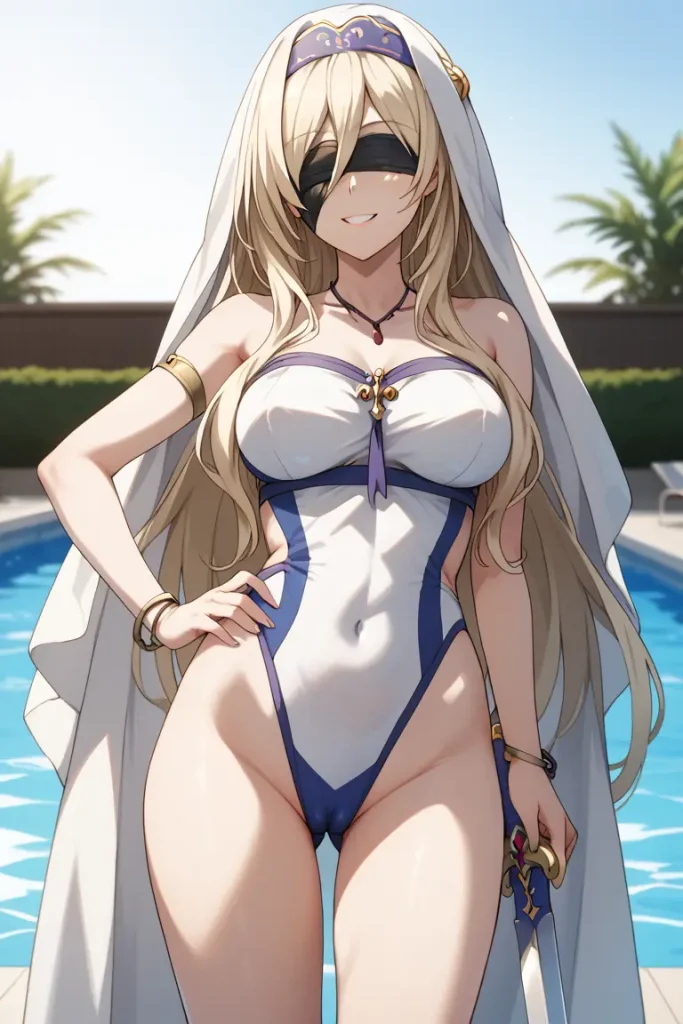 ゴブリンスレイヤーの剣の乙女の水着グラビアエロ画像42枚目