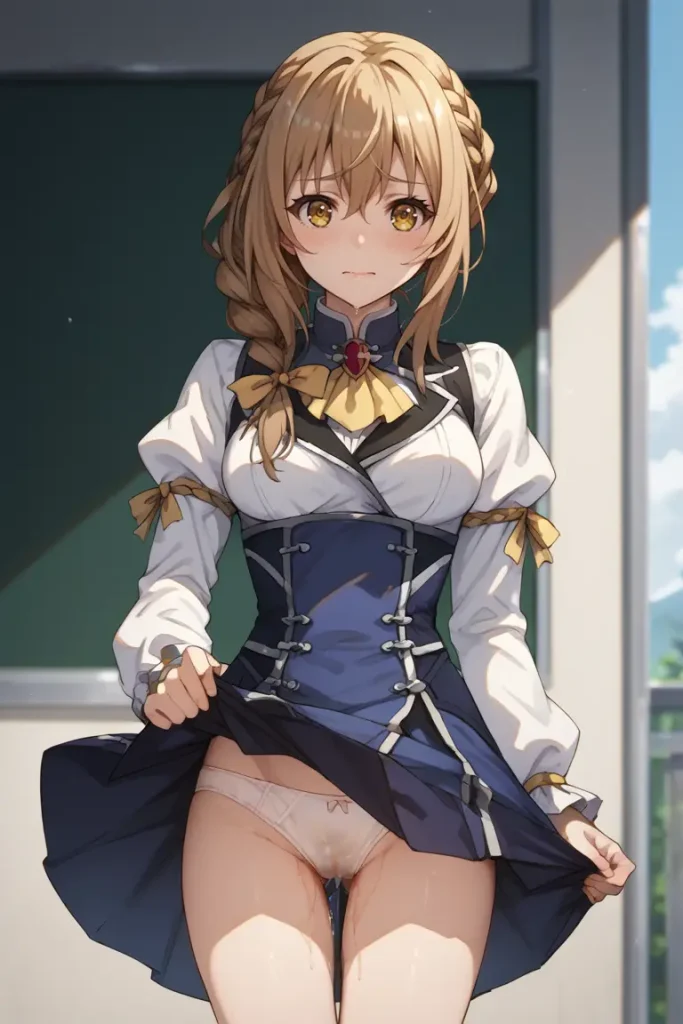 ゴブリンスレイヤーの受付嬢のパンチラエロ画像43枚目