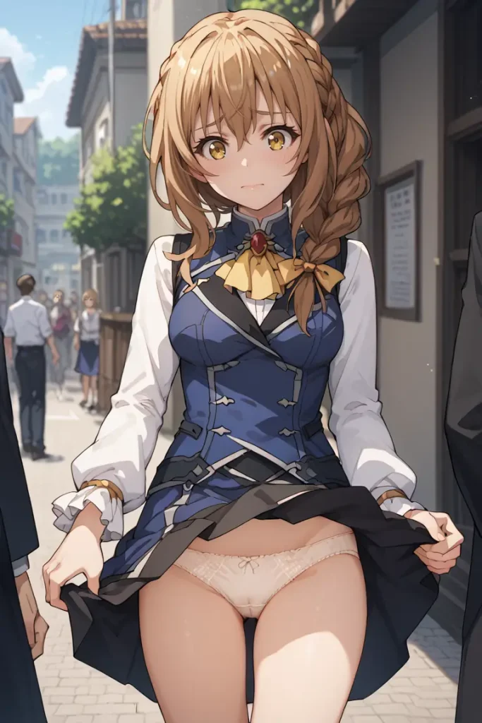 ゴブリンスレイヤーの受付嬢のパンチラエロ画像45枚目
