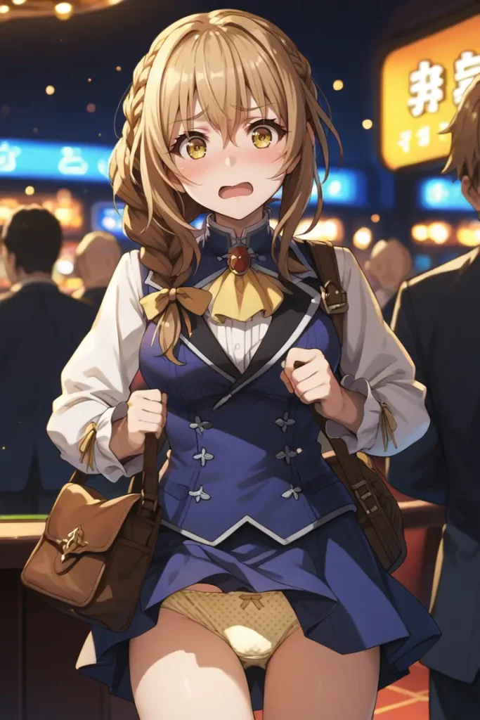 ゴブリンスレイヤーの受付嬢のパンチラエロ画像48枚目