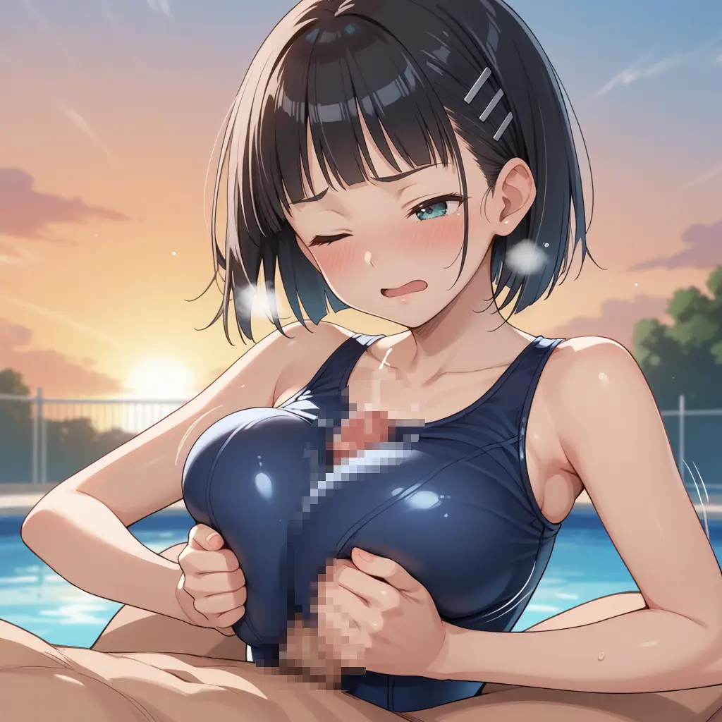 ソードアートオンラインの桐ヶ谷直葉がパイズリしてくれるエロ画像67枚目