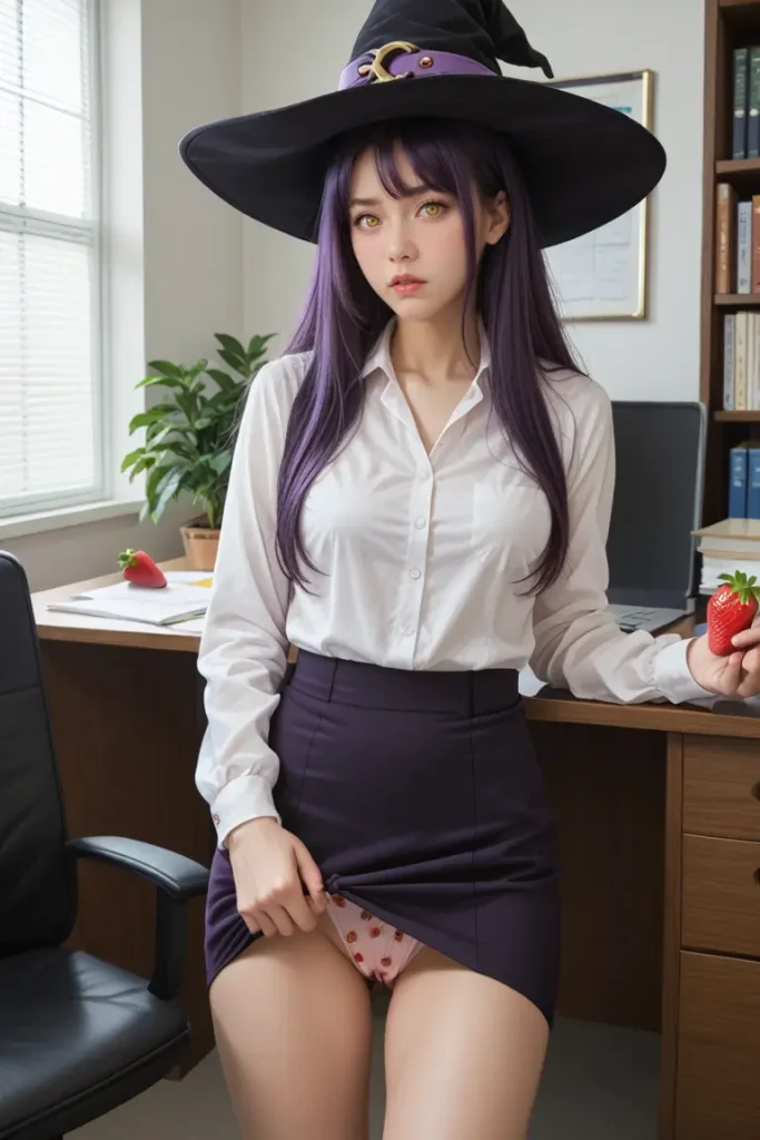 ゴブリンスレイヤーの魔女コスプレイヤーのパンチラエロ画像7枚目