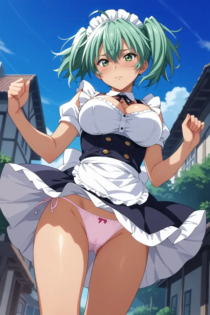 一騎当千の呂布奉先のパンチラが拝めるエロ画像11枚目