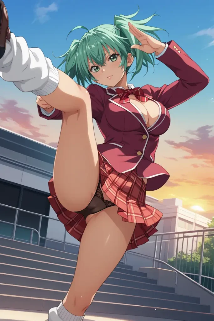 一騎当千の呂布奉先のパンチラが拝めるエロ画像15枚目
