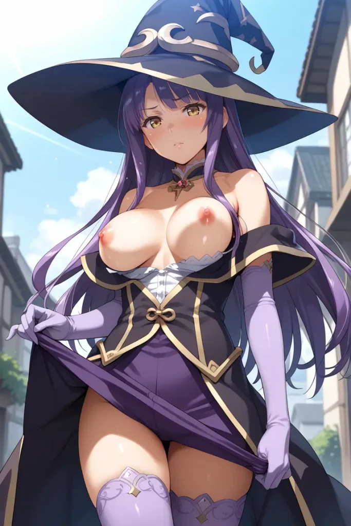 ゴブリンスレイヤーの魔女がおっぱい露出するエロ画像43枚目