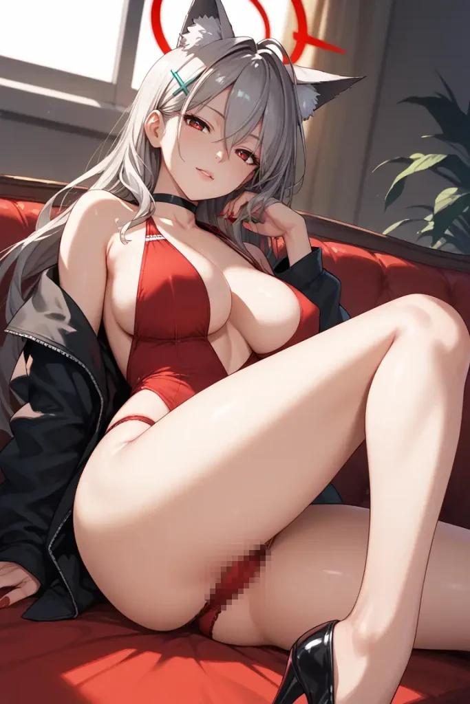 ブルーアーカイブのシロコ＊テラーの下着グラビアエロ画像48枚目