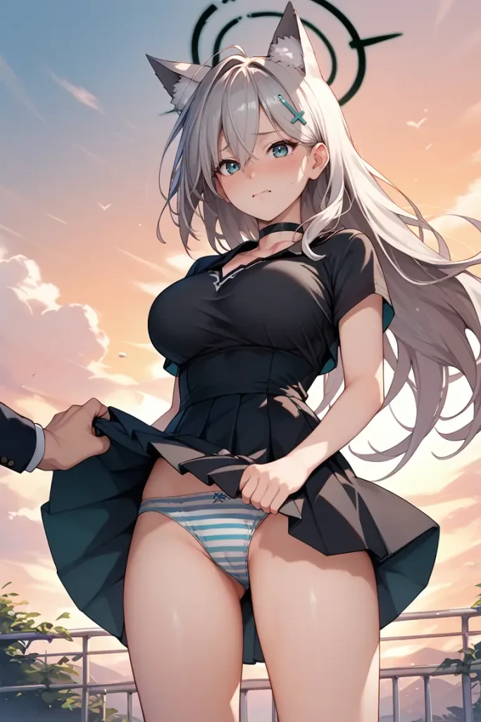 ブルーアーカイブのシロコ＊テラーのパンチラエロ画像69枚目