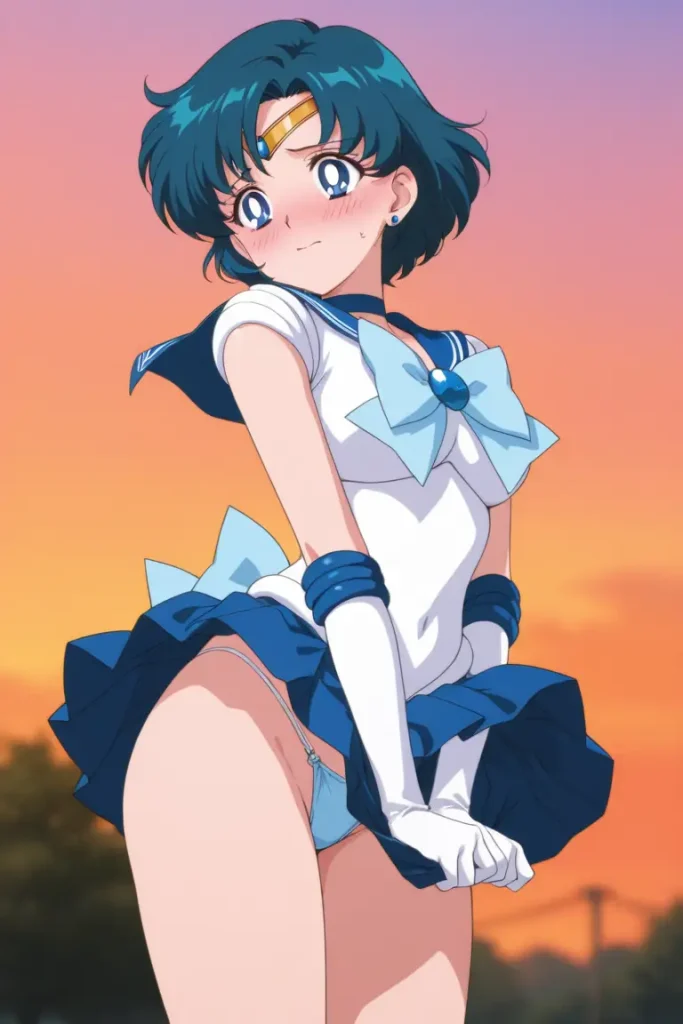 セーラーマーキュリーのパンチラエロ画像4枚目