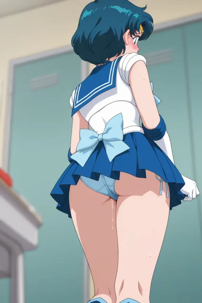 セーラーマーキュリーのパンチラエロ画像7枚目