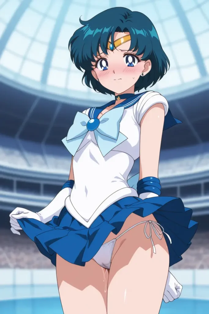 セーラーマーキュリーのパンチラエロ画像9枚目