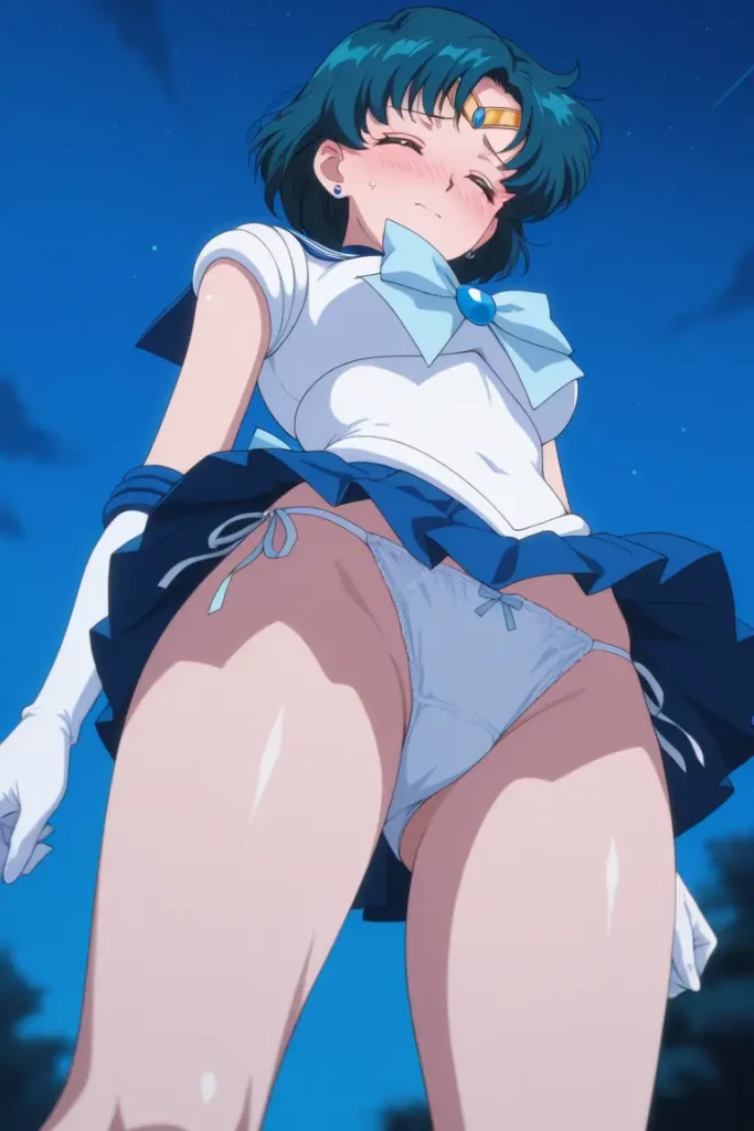 セーラーマーキュリーのパンチラエロ画像10枚目