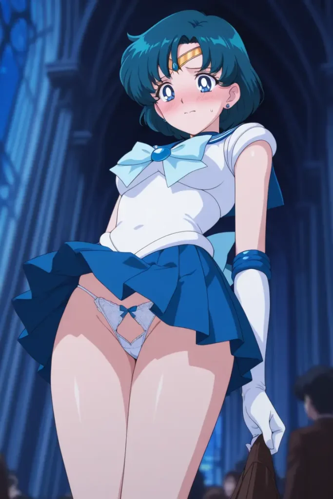 セーラーマーキュリーのパンチラエロ画像11枚目