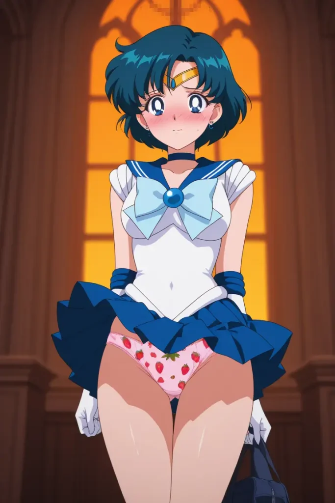 セーラーマーキュリーのパンチラエロ画像12枚目